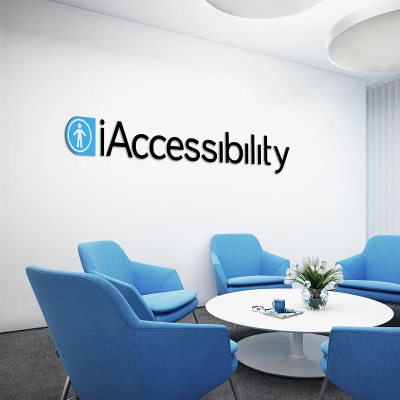מיתוג ועיצוב לוגו iAccessibility - איימארק אימג'