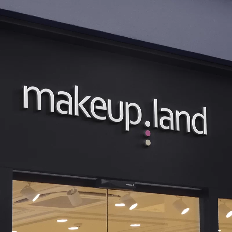 מיתוג ועיצוב לוגו Makeup.Land - איימארק אימג'
