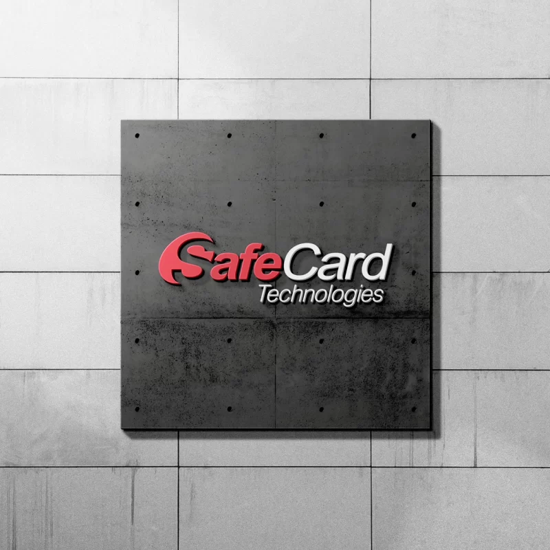מיתוג חברה ועיצוב לוגו Safecard - איימארק אימג'