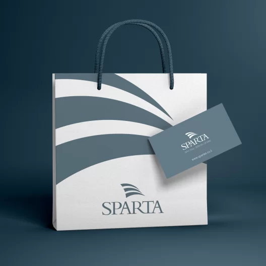 מיתוג ועיצוב לוגו חברת Sparta - איימארק אימג'