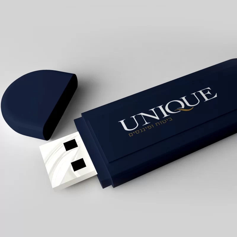מיתוג ועיצוב לוגו סוכנות ביטוח Unique - איימארק אימג'